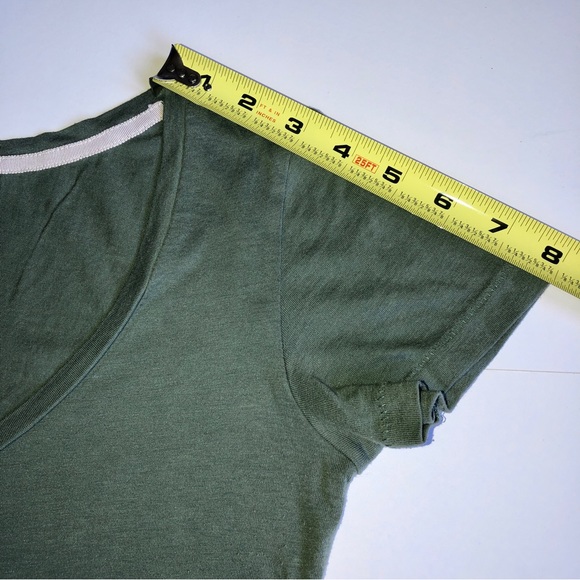 VICTORIA SECRET TEE Shirt Short Sleeve XS Green Woman’s - Picture 9 of 16